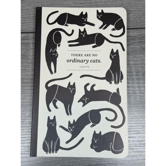 Compendium There Are No Ordinary Cats Journal Lined Cat Notebook Quote Colette - Picture 2 of 7